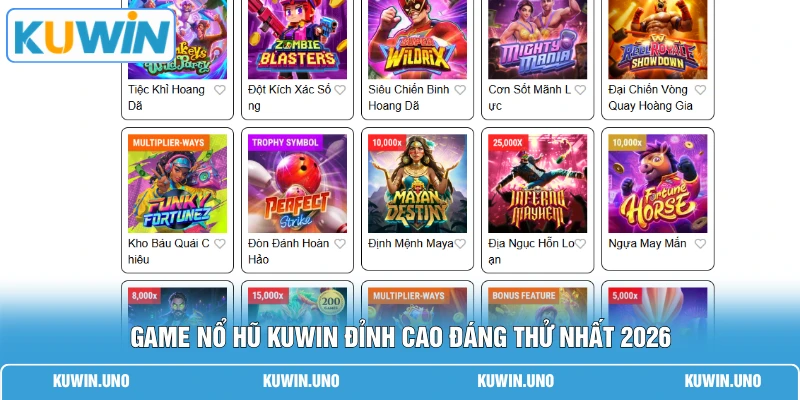 Nổ Hũ KUWIN 3 Game nổ hũ KUWIN đỉnh cao đáng thử nhất 2026